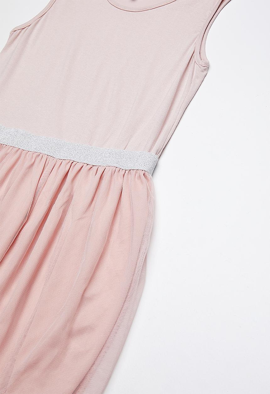 Rebel Republic - Combo dress - pink 