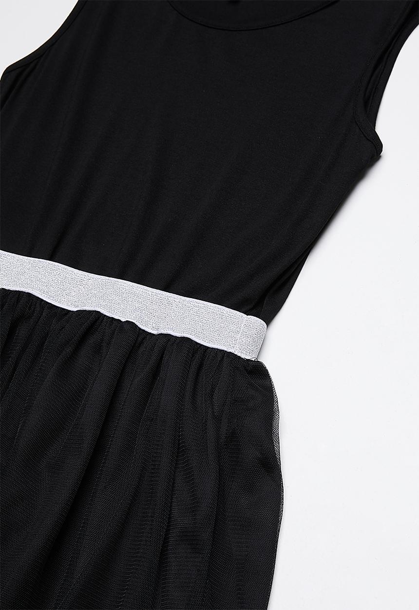 Rebel Republic - Combo dress - black