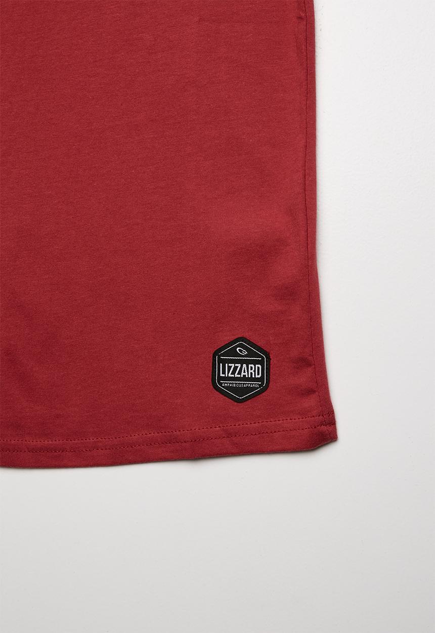 Lizzard - Salty printed vest - red