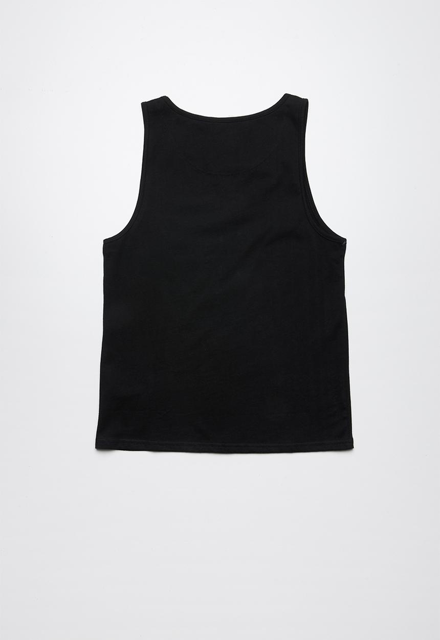 Lizzard - Salty printed vest - black