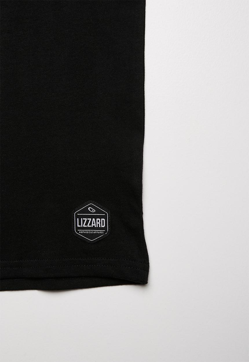 Lizzard - Dimitri printed tee - black