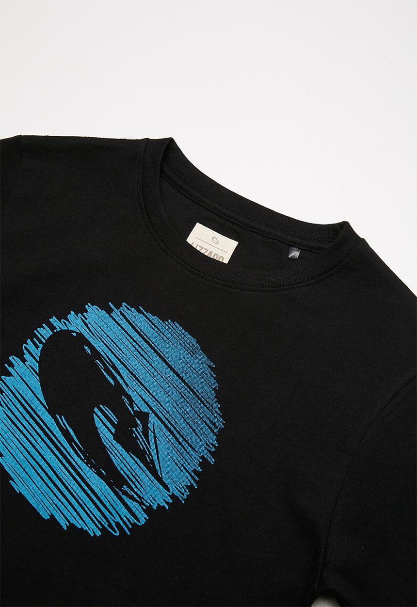 Lizzard - Dimitri printed tee - black