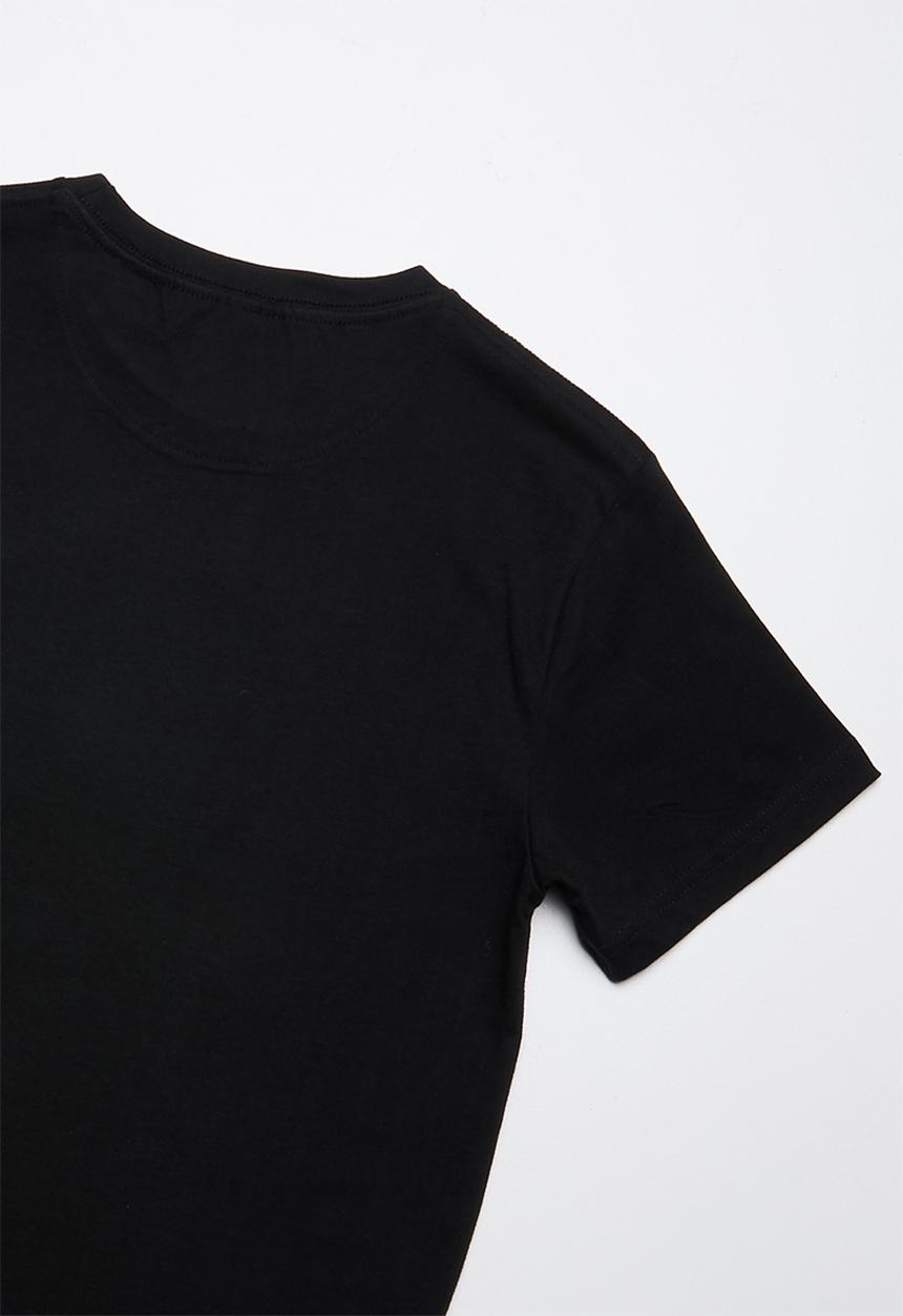 Lizzard - Lasso printed tee - black