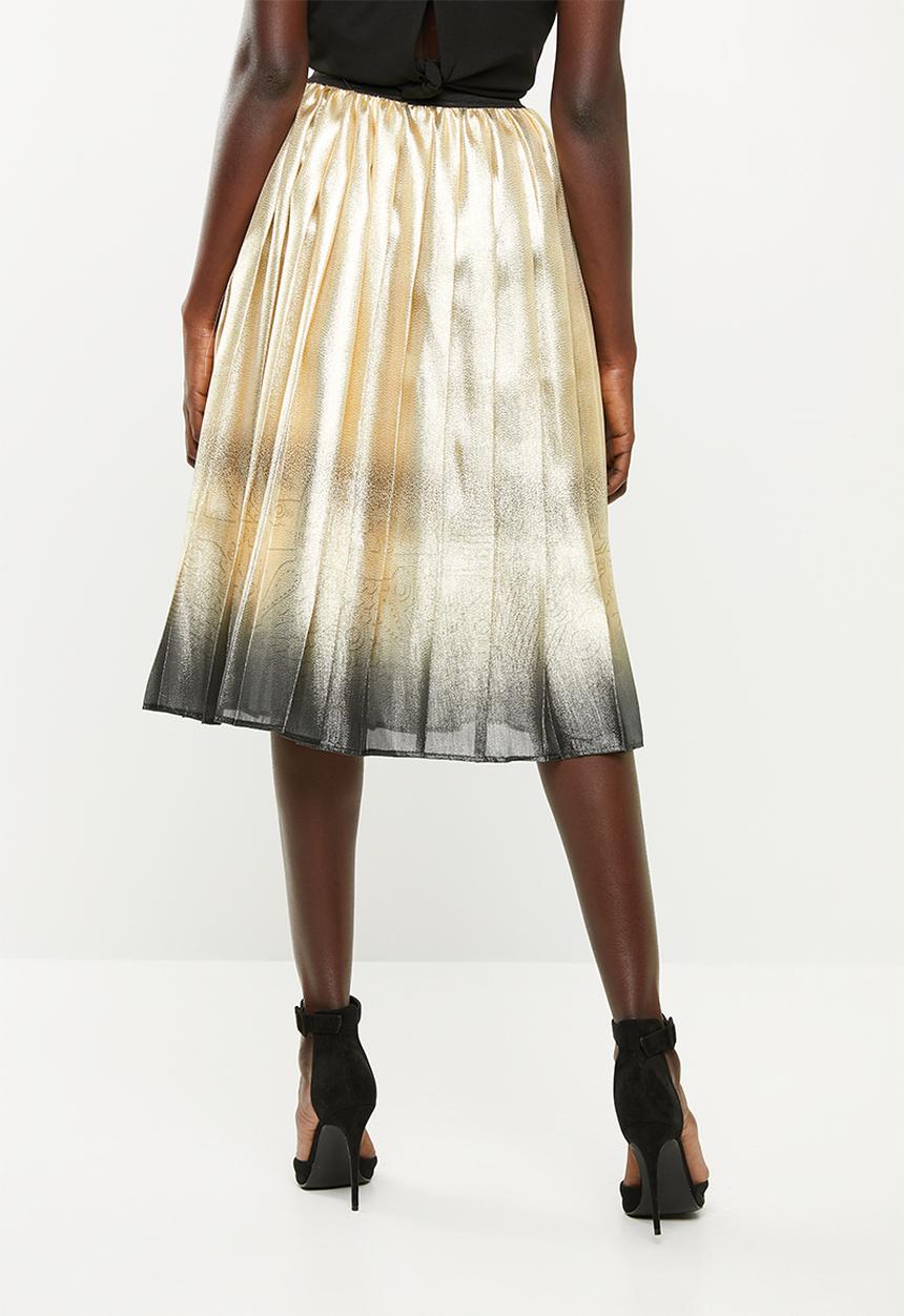 DAVID by David Tlale - Mathosa gold skirt - gold