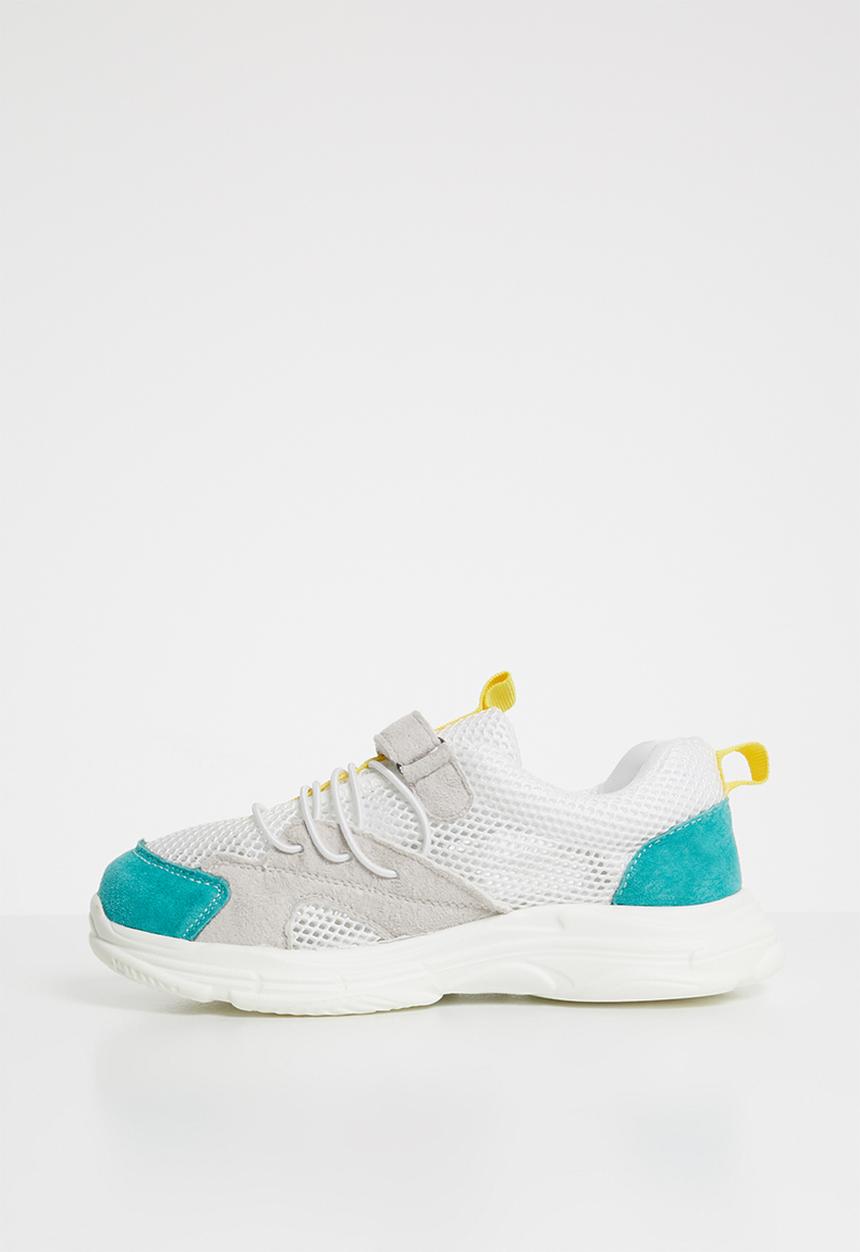 Pop Candy - Suede mesh sneaker multi-colour