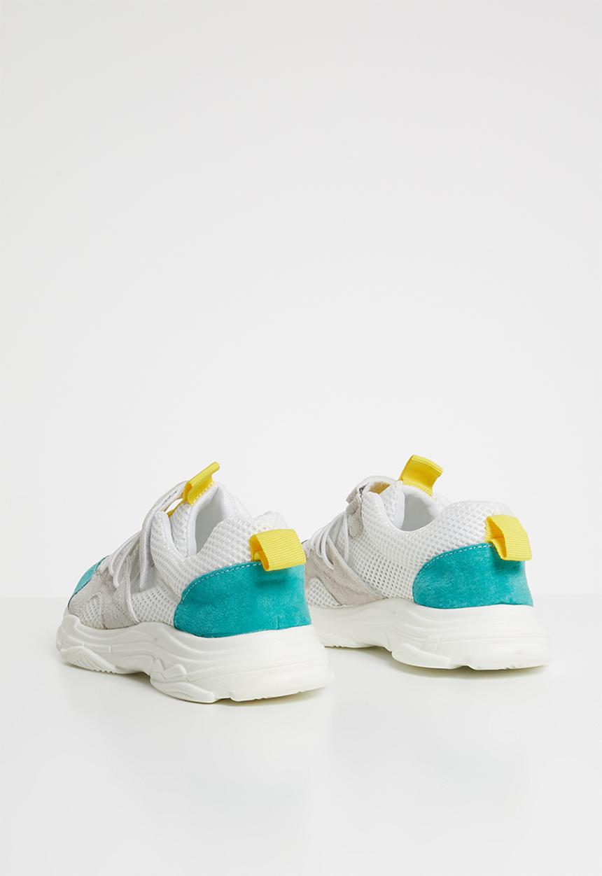 Pop Candy - Suede mesh sneaker multi-colour