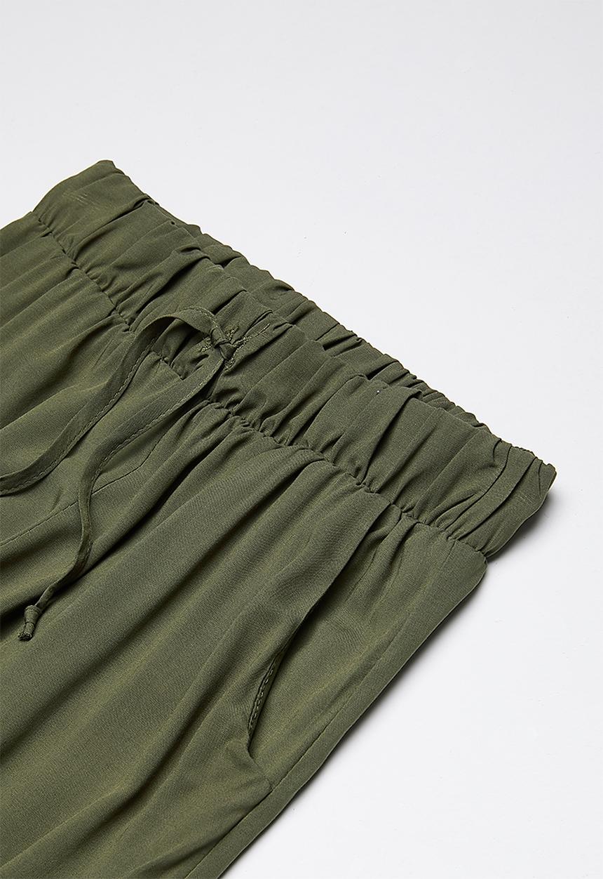 Rebel Republic - Printed pants - khaki