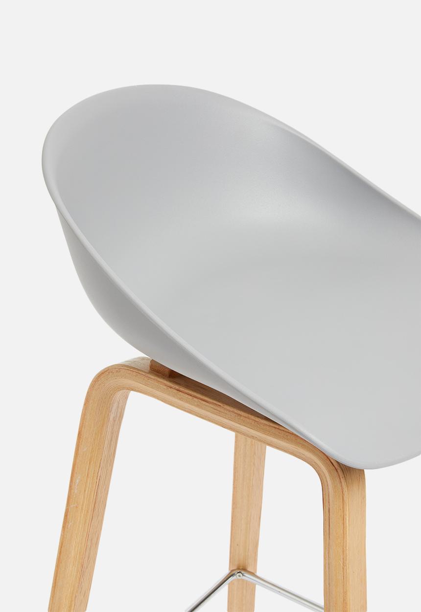 Basics - Cara barstool - grey
