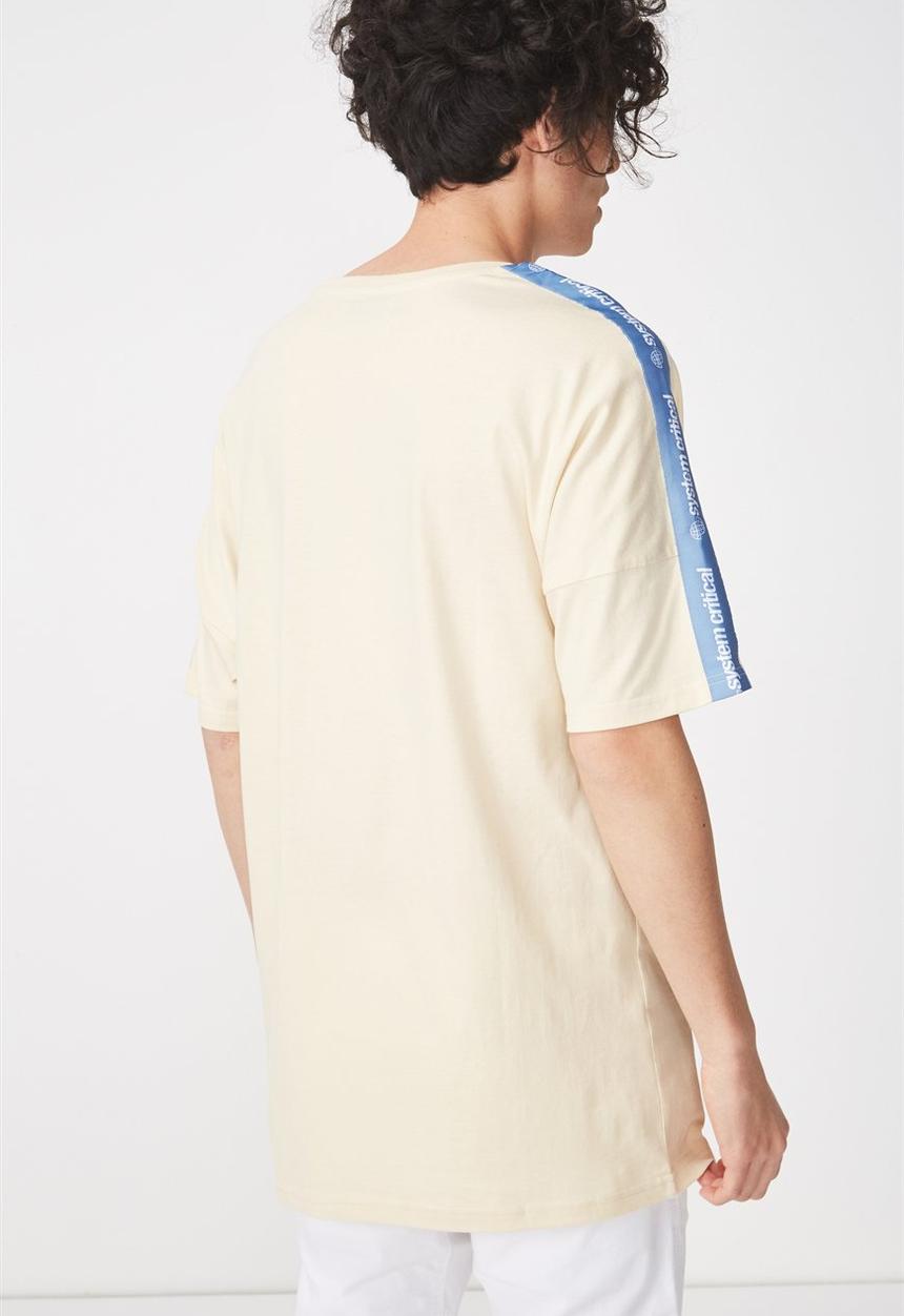 Cotton On - Drop shoulder longline tee- yellow