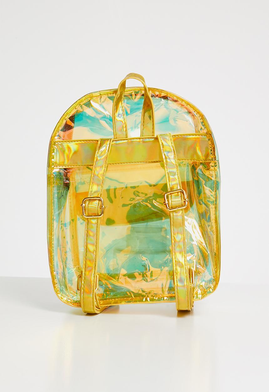 Pop Candy - Transparent backpack - yellow