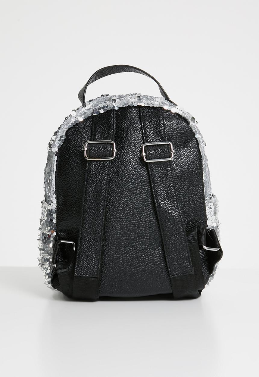 Pop Candy - Sequin backpack - silver