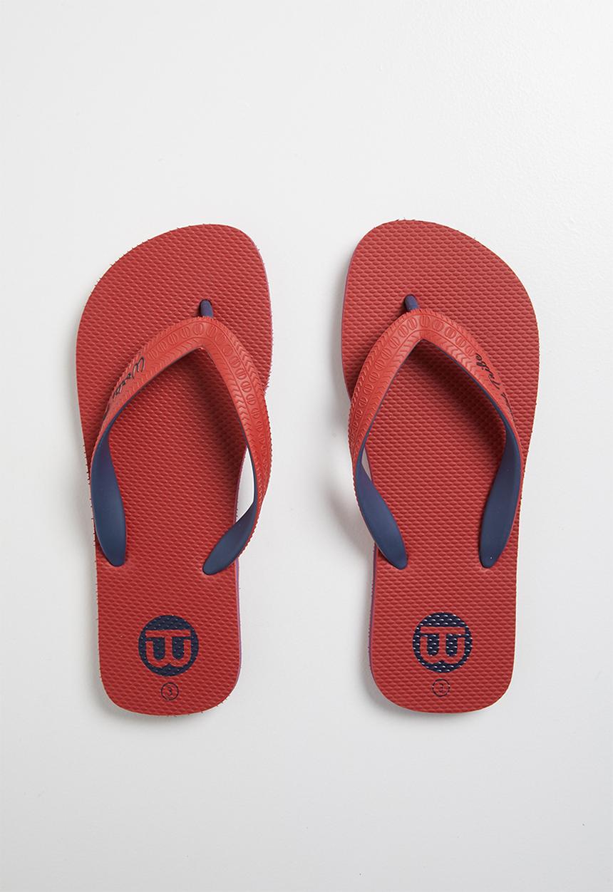 World Tribe - Ultimate boys youth flip flop - Red