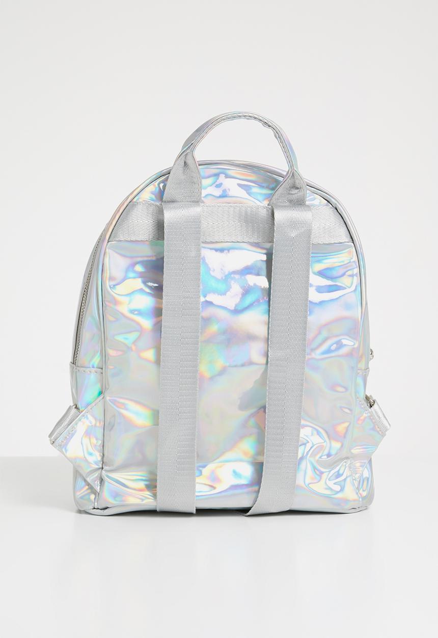Pop Candy - Galaxy heart backpack - silver