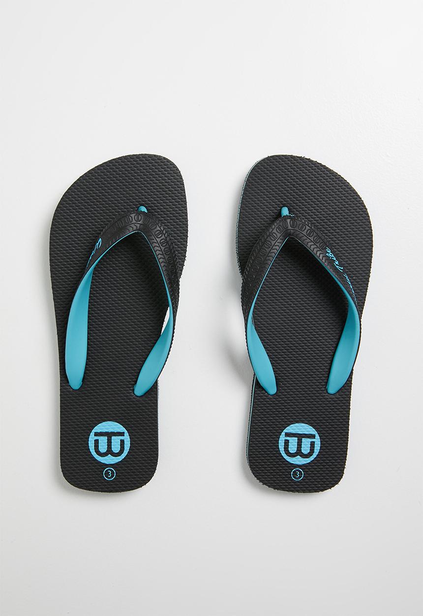 World Tribe - Ultimate boys youth flip flop - black