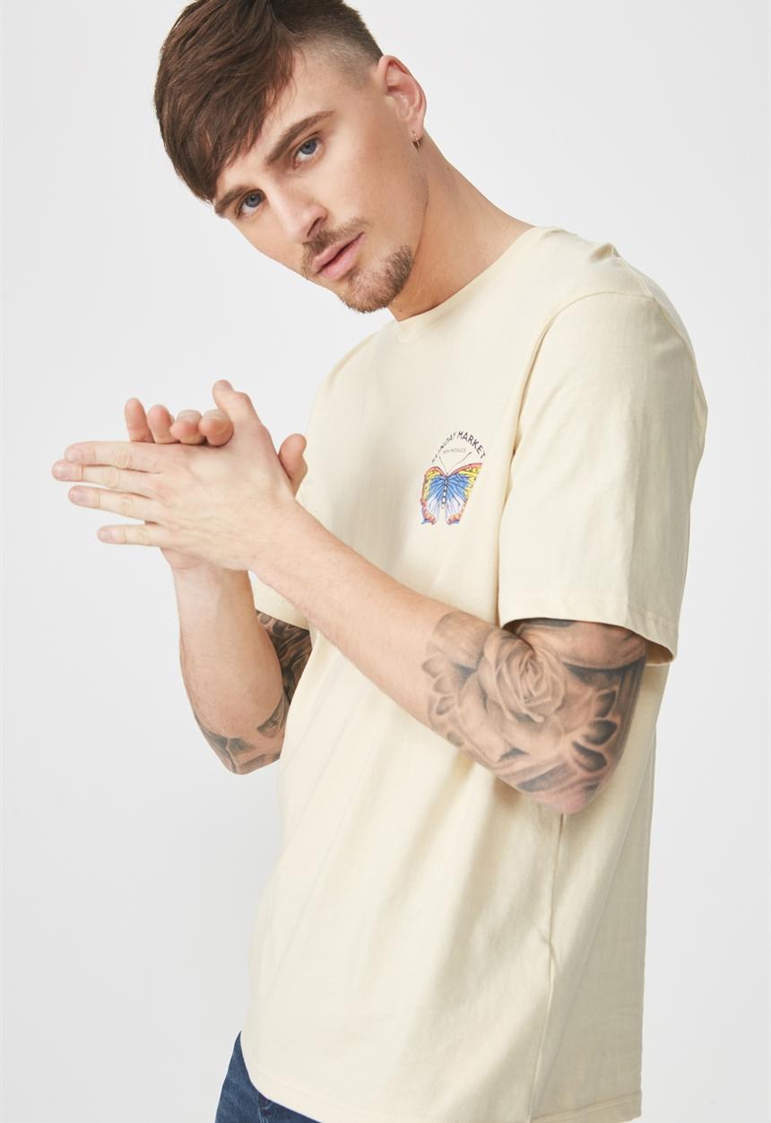 Cotton On - Tbar tee - yellow 