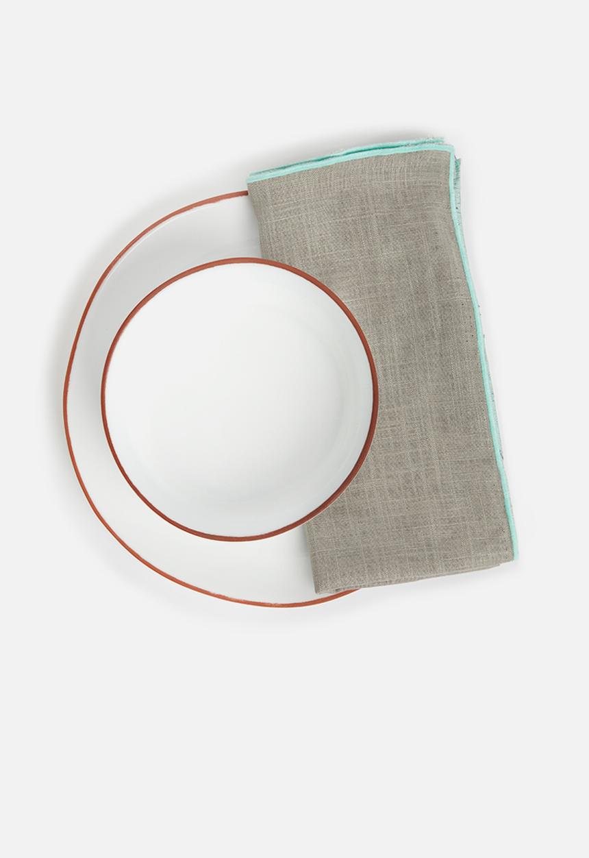 Sixth Floor - Polly napkin set of 4 - multi/grey