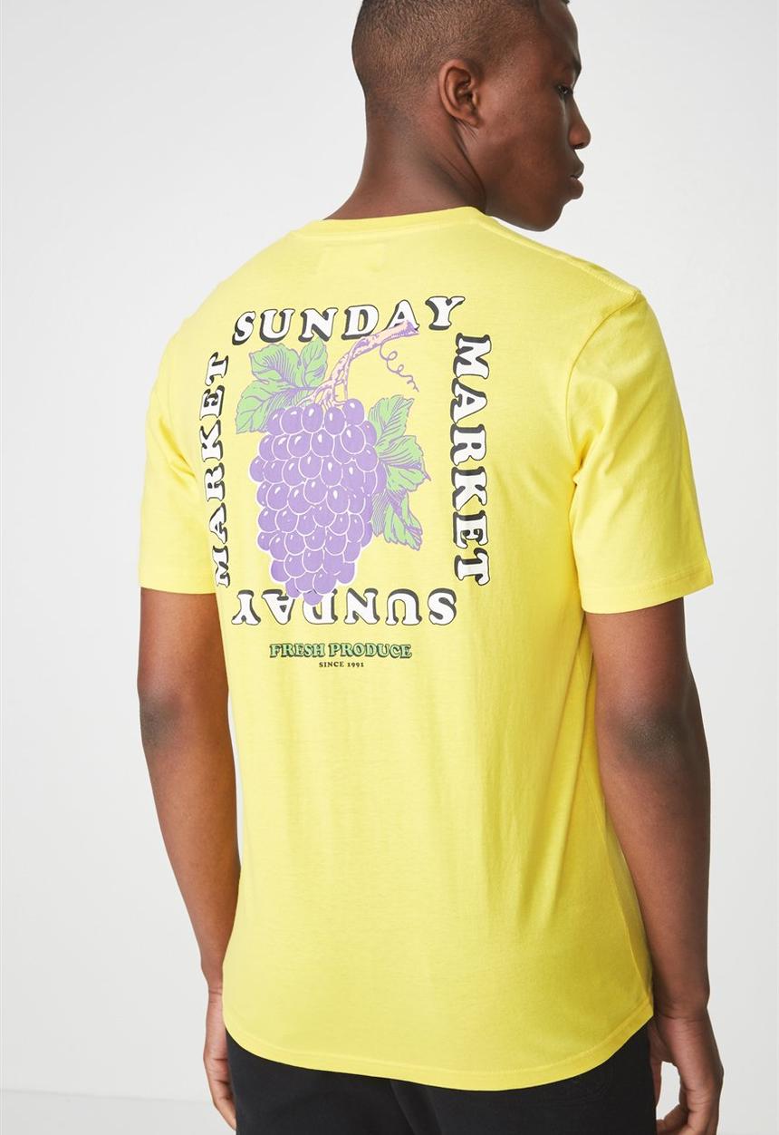Cotton On - Tbar tee - yellow