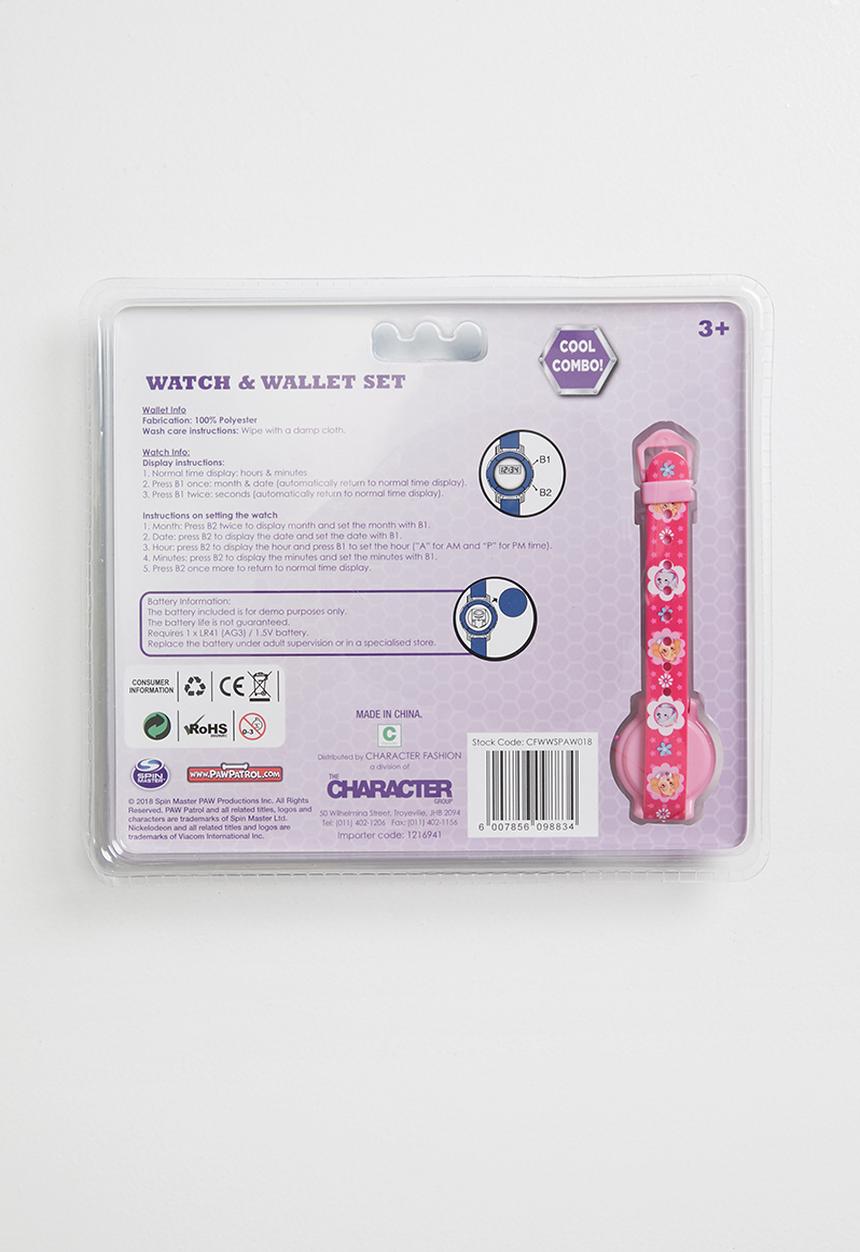 Character Fashion - Paw Patrol wallet & watch set - multi