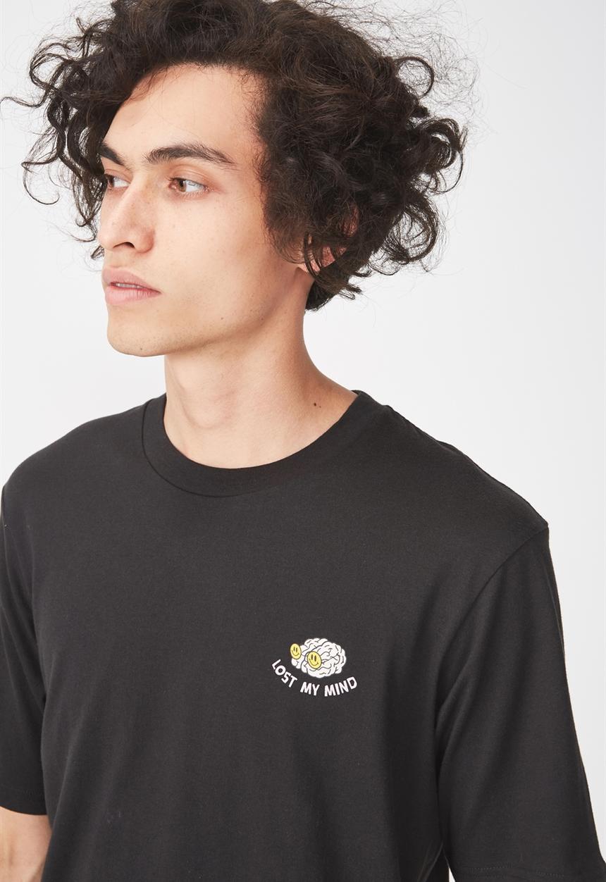 Cotton On - Tbar tee - black