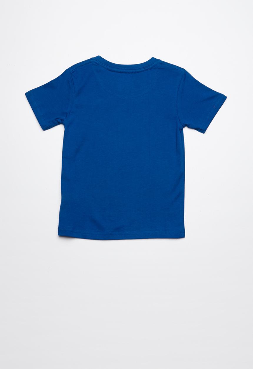 Lizzard - Blad glow in the dark printed tee - blue