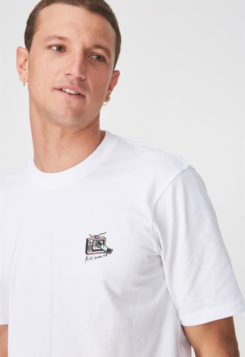 Cotton On - Tbar tee - white