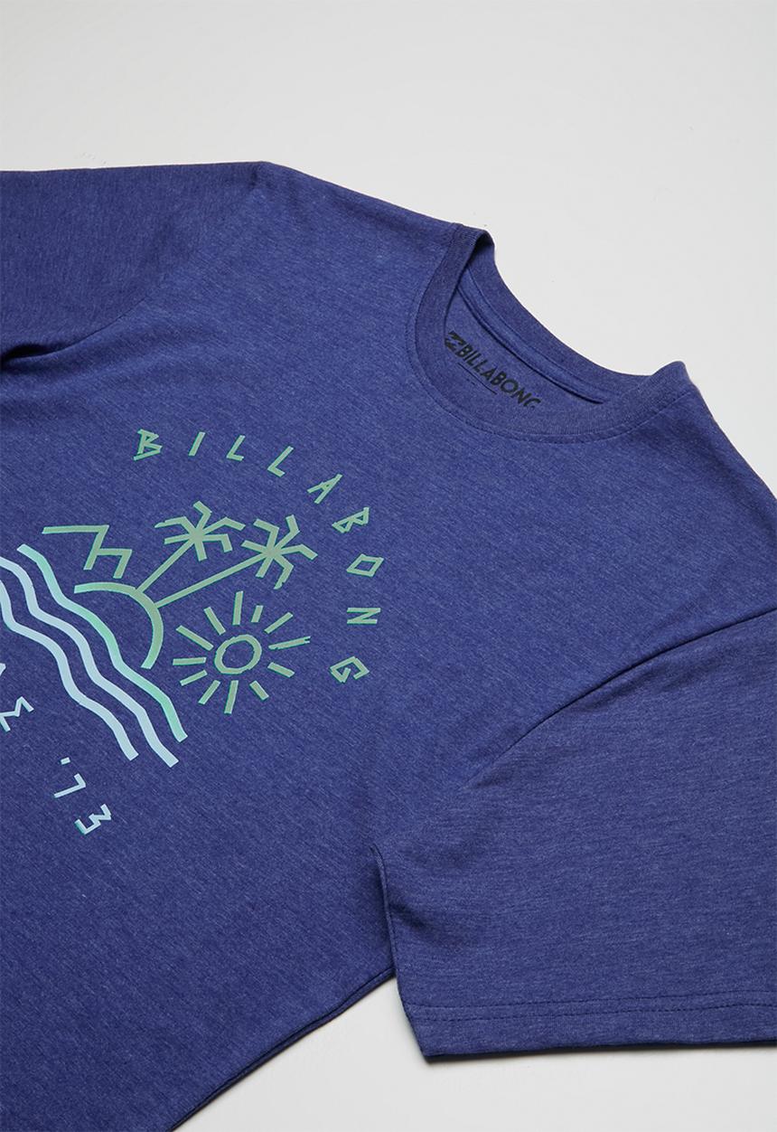 Billabong  - Stuff printed tee - blue