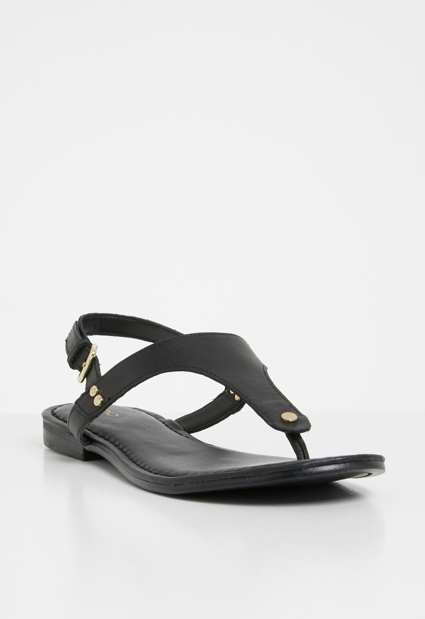 ALDO - Ariaria leather sandal - black