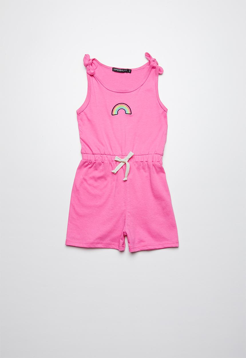 Superbalist - Sleeveless tunnel playsuit - pink