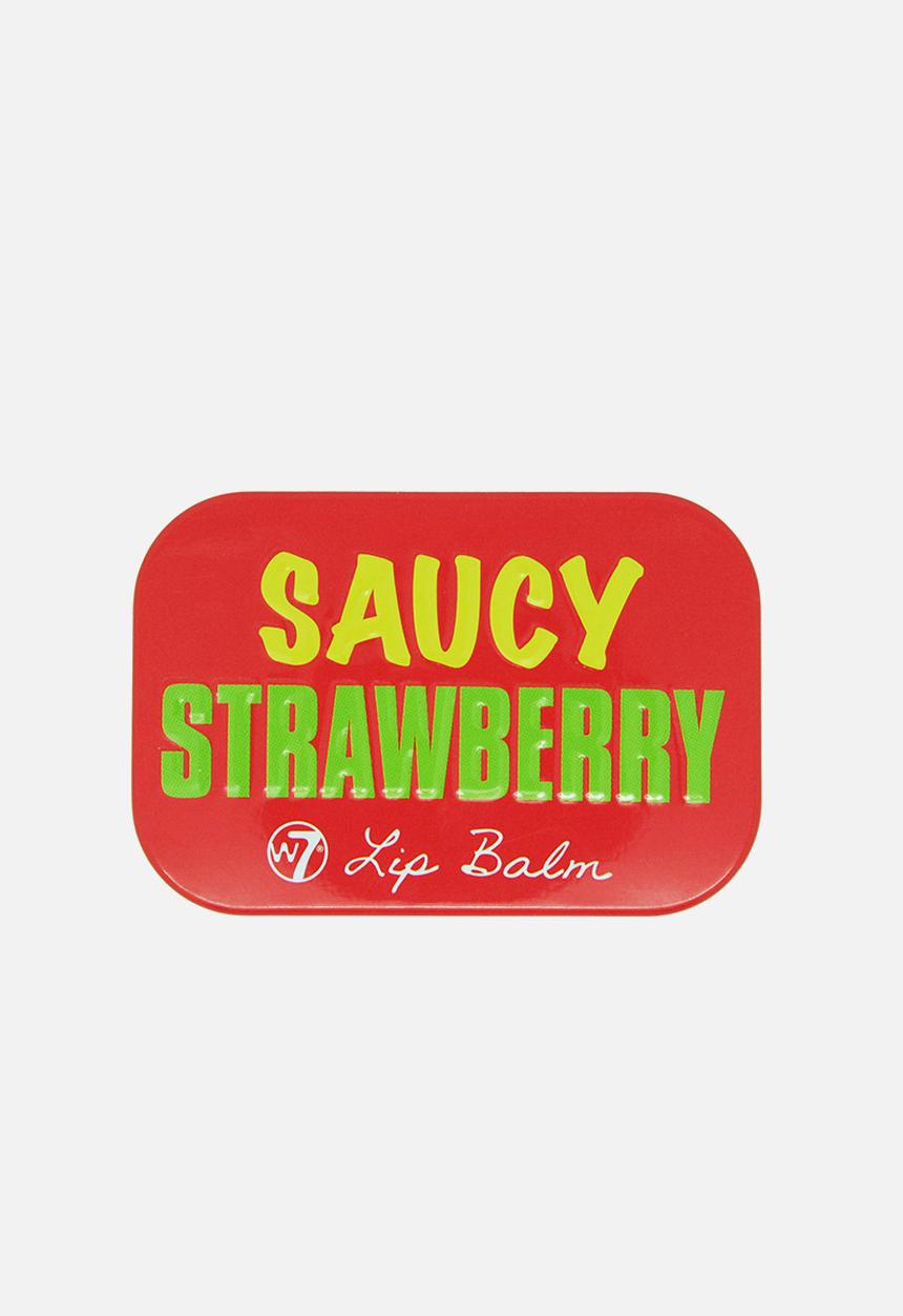 W7 Cosmetics - Fruity Lip Balm Tin - Saucy Strawberry