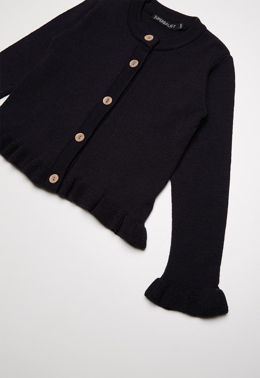 Superbalist - Cropped tipped cardigan - navy