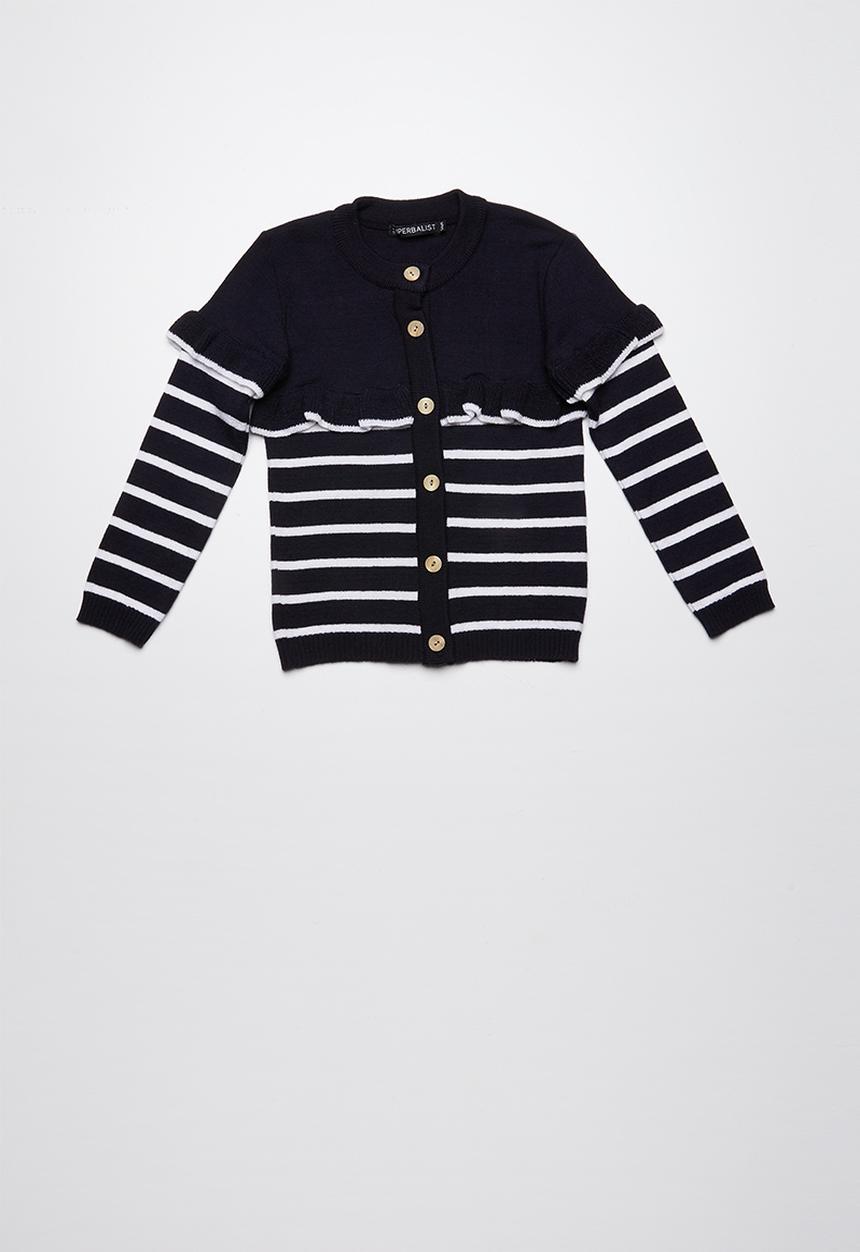 Superbalist - Striped cardigan - navy and white