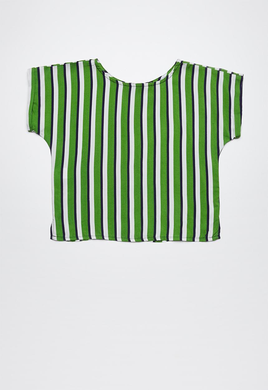 Superbalist - Woven boxy top - green 