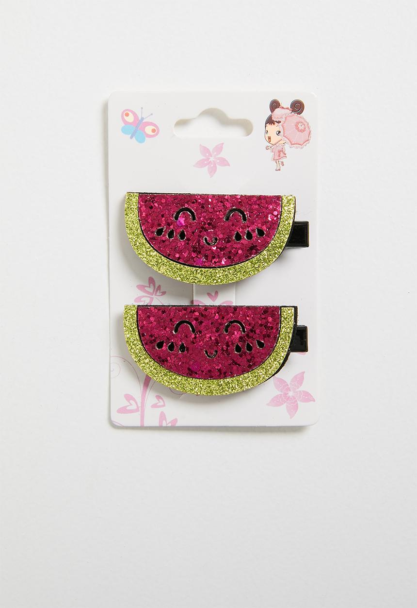 Pop Candy - Watermelon hairclips - multi
