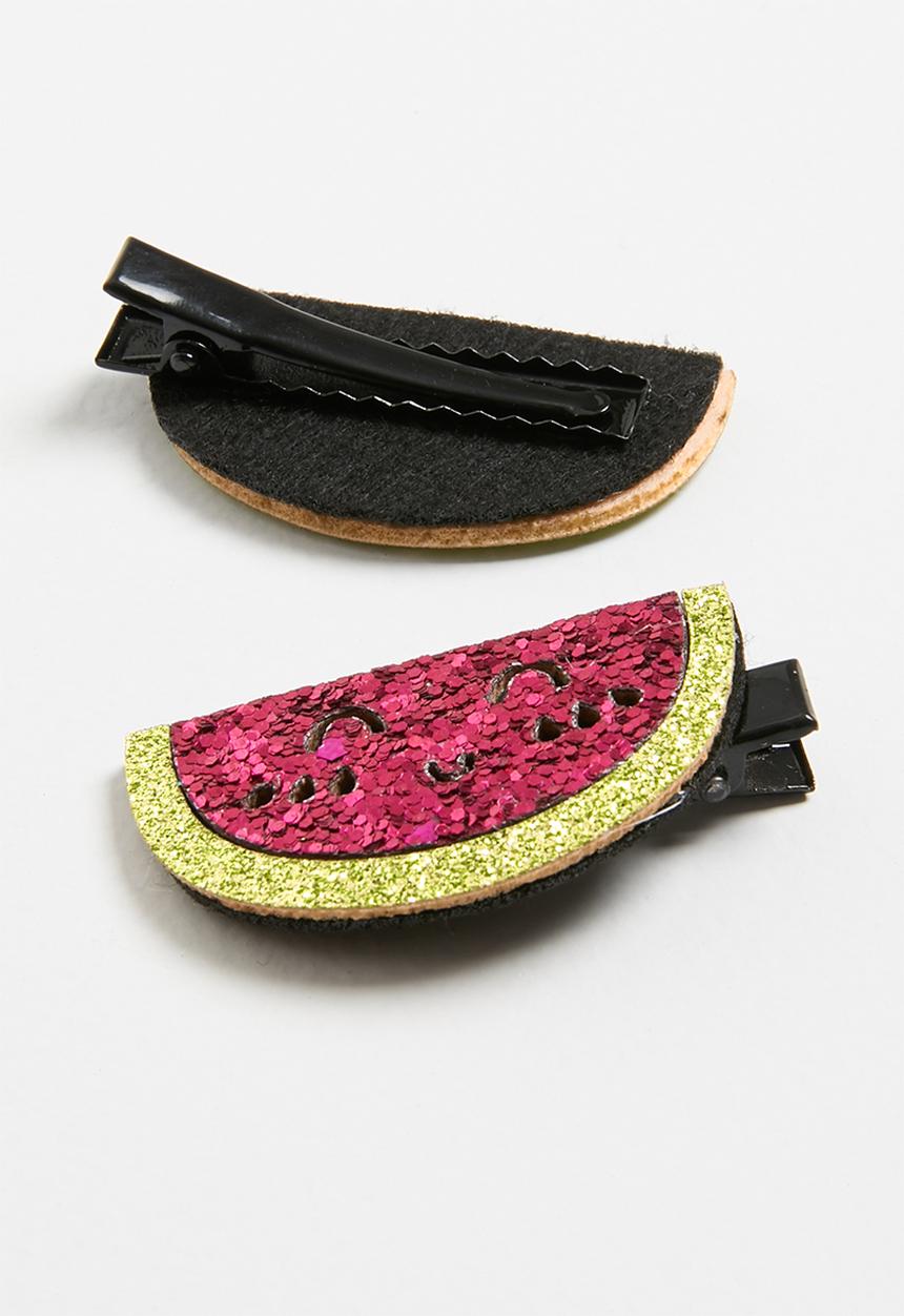 Pop Candy - Watermelon hairclips - multi