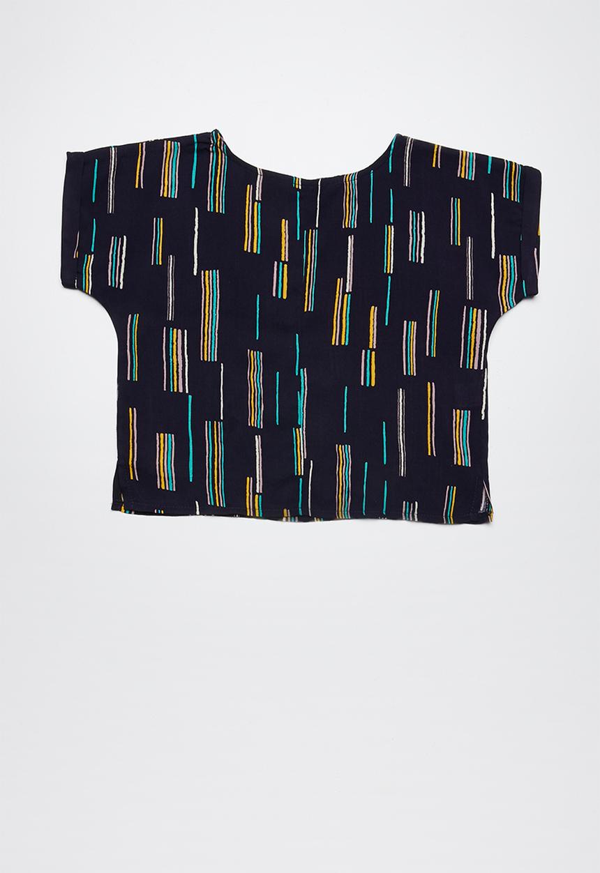Superbalist - Woven boxy top - navy