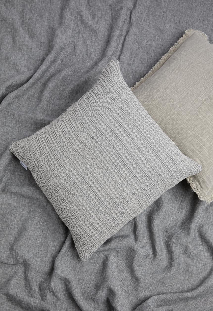 Sixth Floor - Waffle cushion cover - grey