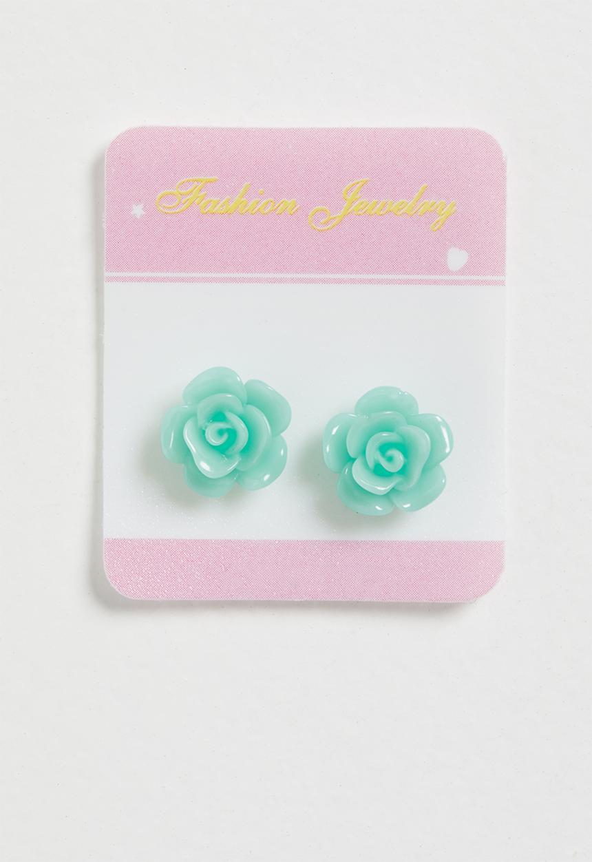 Pop Candy - Flower earrings - blue