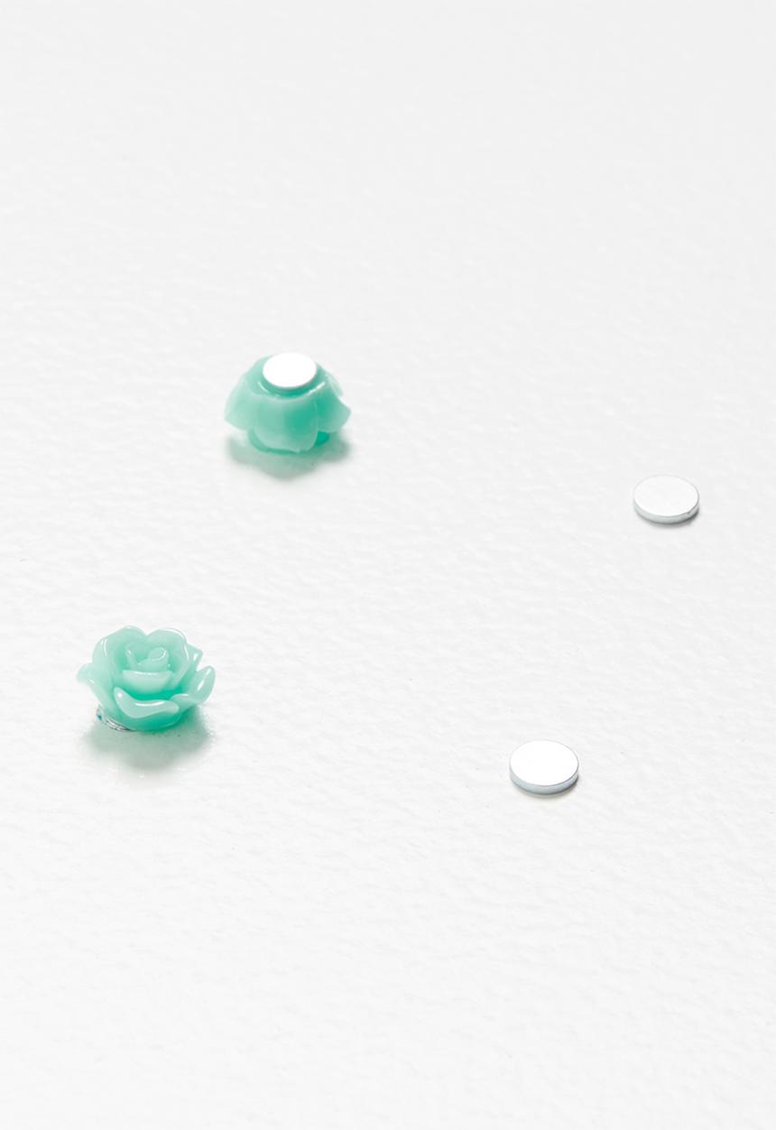 Pop Candy - Flower earrings - blue