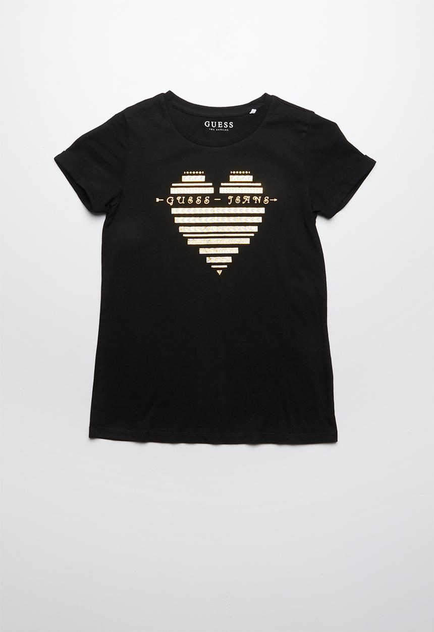 GUESS - Guess jeans heart tee - black