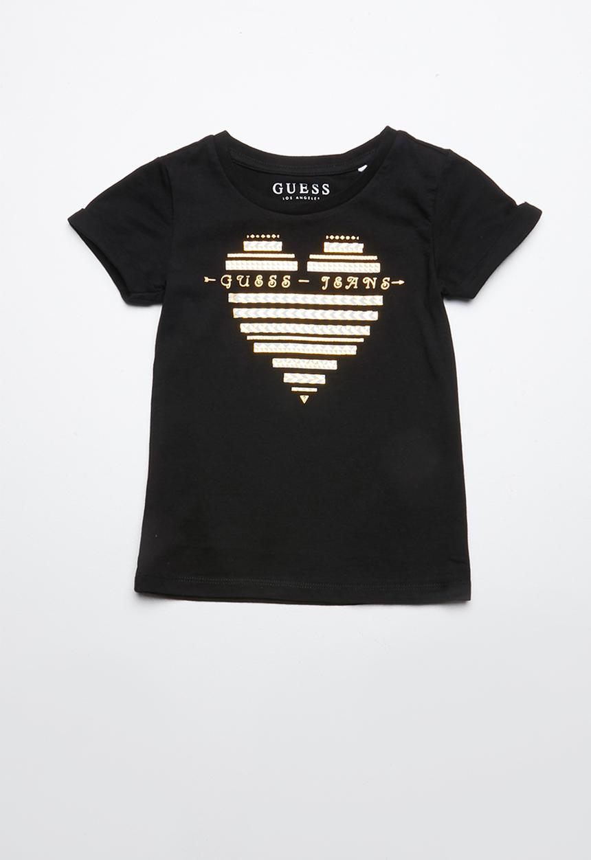 GUESS - Guess jeans heart tee - black