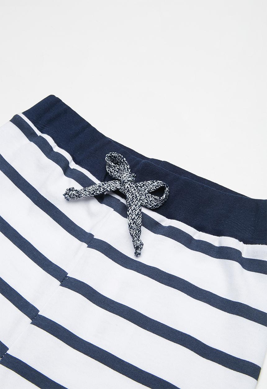 basicthread - Kids boys slouch pants - grey & navy