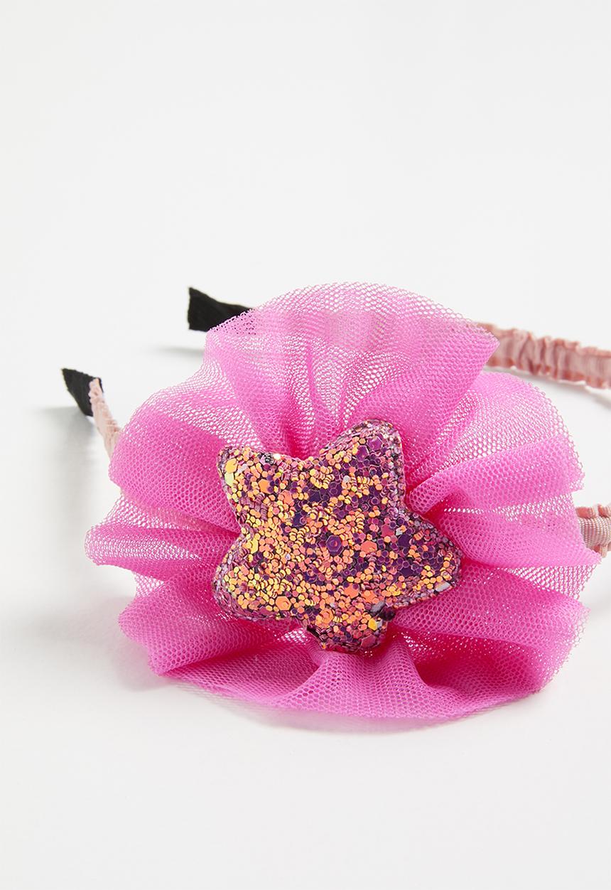 Pop Candy - Headband with star detail - pink