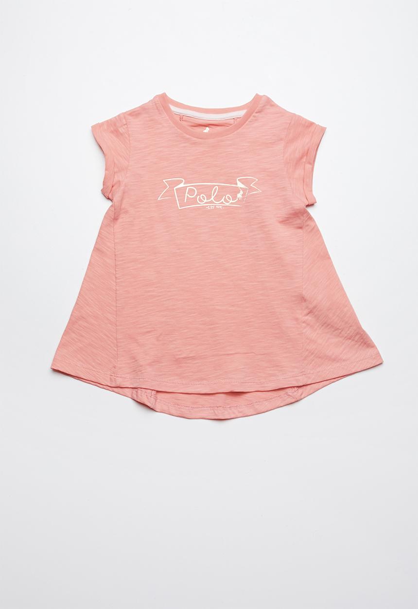 POLO - Kayla A-line tee - pink