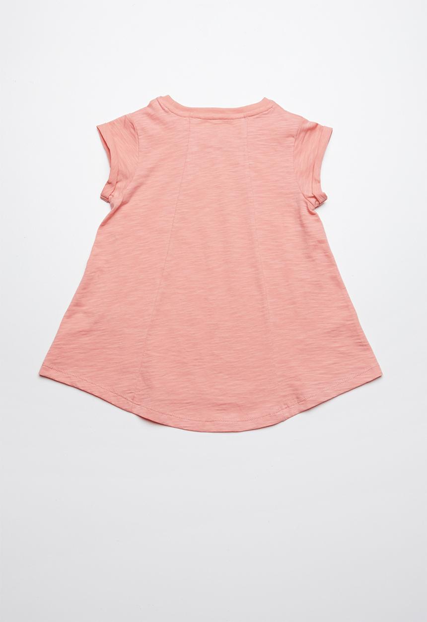 POLO - Kayla A-line tee - pink