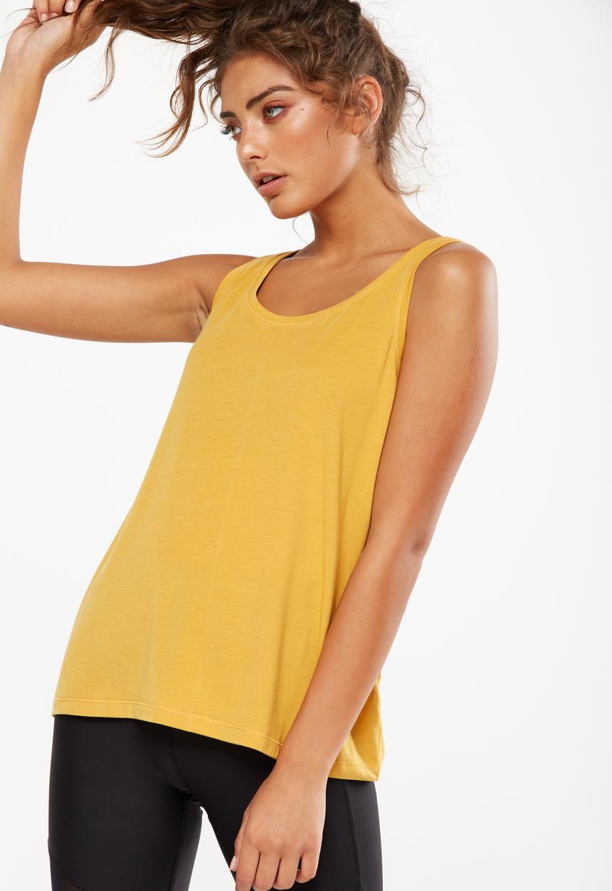 Cotton On - Gym tank top - yellow