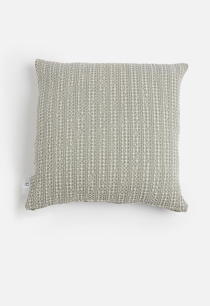 Sixth Floor - Waffle cushion cover - grey