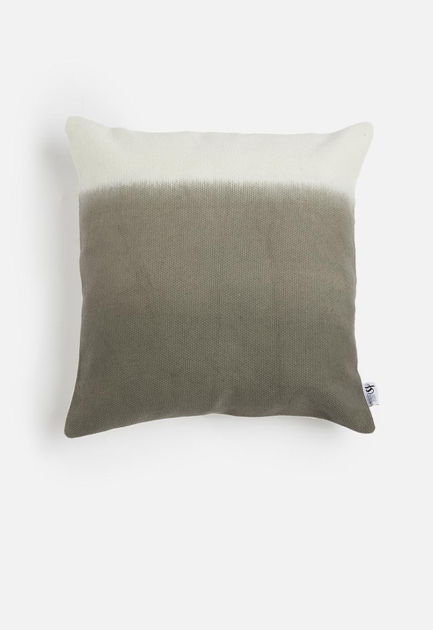 Sixth Floor - Ombre cushion cover - grey