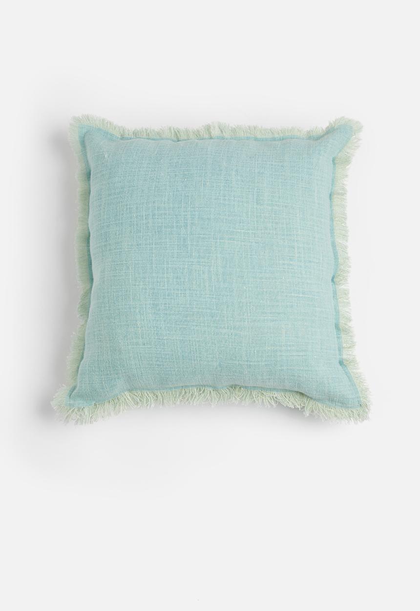 Sixth Floor - Slub cushion cover - blue