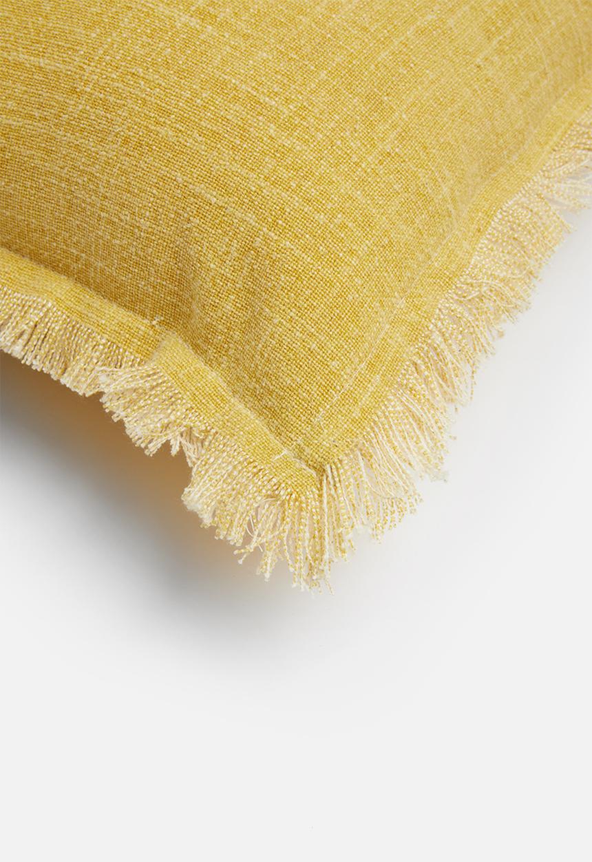 Sixth Floor - Slub cushion cover - mustard