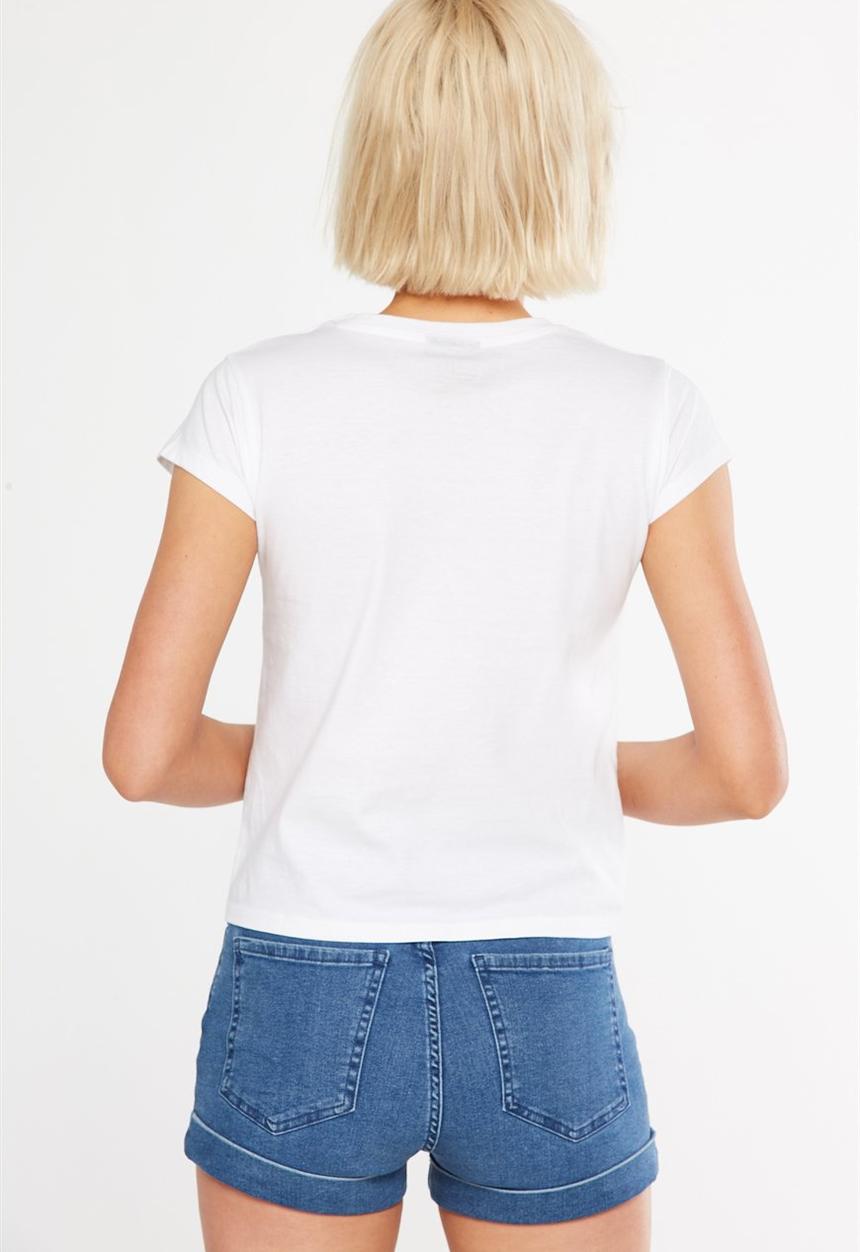 Cotton On - Tbar friends graphic logo tee - white